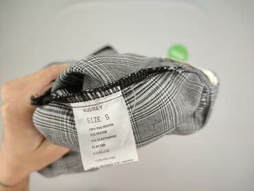deichmann srebrne buty: Spodnie materiałowe damskie, rozmiar S — 5