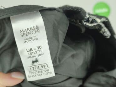 czarne spódnice w kratę: Marks & Spencer, Spódnica damska, rozmiar M — 6