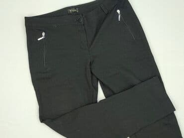 dżinsy damskie ocieplane: Spodnie materiałowe damskie, rozmiar XL — 1