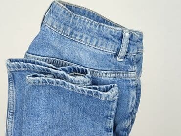 woskowane spodnie z wysokim stanem zara: Spodnie jeansowe, H&M, 12 lat, 152, stan - Bardzo dobry — 6