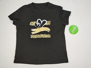 bluza z ustami: Used, T-shirt damski, rozmiar XL — 2