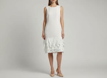 sukienki z przezroczystymi rękawami: Sukienka damska, rozmiar S — 1