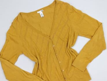 sweter z dekoltem v: H&M, Kardigan damski, M — 1