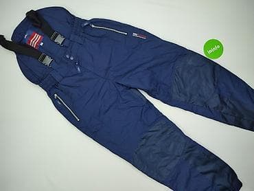 pull ane bear: Męskie spodnie narciarskie/zimowe na szelkach CBC Sport, rozmiar L - — 2