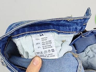 kurtka jeansowa patchwork: Denim, Szorty damskie, rozmiar M — 5