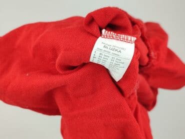 bluzki damskie czerwona eleganckie: Bluzka damska, rozmiar M — 4