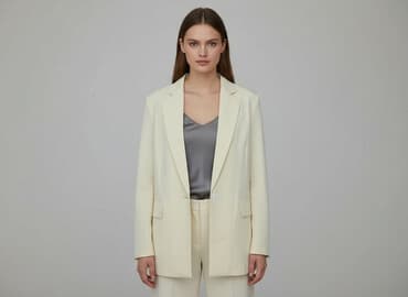 marynarka i spodnie damskie na komunię: Elegancki komplet, rozmiar M — 1