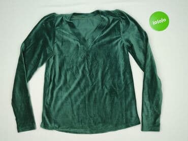 zielone eleganckie bluzki: Bluzka damska, rozmiar S — 2