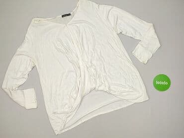 biala bluzka z dlugim rekawem: Boohoo, Bluzka damska, rozmiar XL — 2