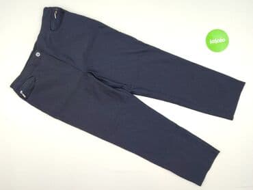 Women: Material trousers for women, size 2XL (EU 44) — 2