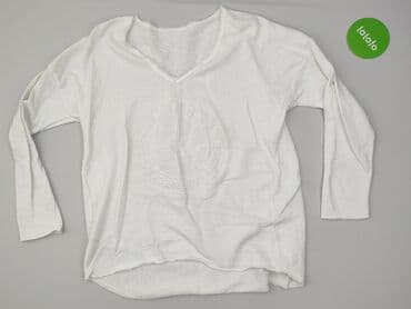 sweter piórkowy na drutach: Bluzka damska, rozmiar 2XL — 2