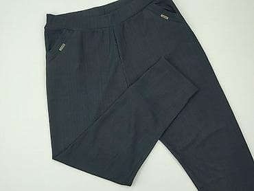 jeansy oversize: Material trousers for women, size 5XL — 1