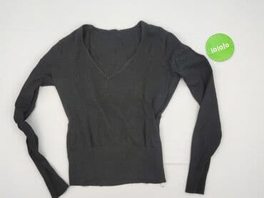 sweter z dekoltem v: Sweter damski, rozmiar S — 2