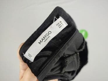 dres welurowy z krótkimi spodenkami: Mango, Spodnie materiałowe damskie, rozmiar M — 4