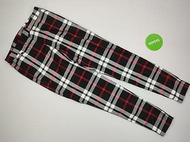 pull on trousers h: Spodnie materiałowe damskie, rozmiar L — 2