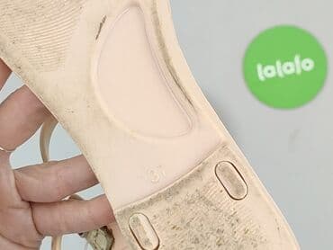 sandały na koturnie z pomponami: Japonki damskie, rozmiar 37 — 4