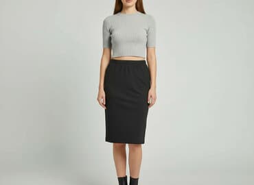 spódnice midi plisowane czarne: Spódnica damska, rozmiar XS — 6