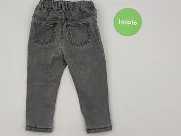 szare sukienki wizytowe: Spodnie jeansowe, Disney, 12-18 miesięcy, stan - Bardzo dobry — 3