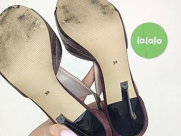 slip on h: Karino, Sandały damskie, rozmiar 39 — 5