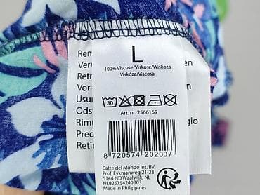 dresy szerokie: Spodnie materiałowe damskie, rozmiar L — 5