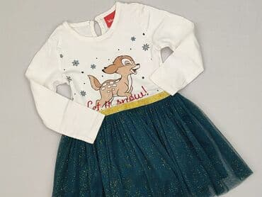 sukienka sweterkowa c a: Sukienka, Disney, 12-18 miesięcy, stan - Idealny — 1