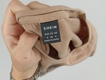 czarne t shirty z napisem: Shein, T-shirt damski, rozmiar S — 4