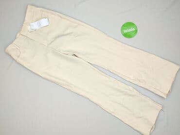 beżowe jeansy damskie: Sinsay, Spodnie materiałowe damskie, rozmiar XS — 2