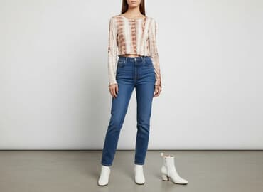 bluzki indygo: Bluzka damska, rozmiar S — 5