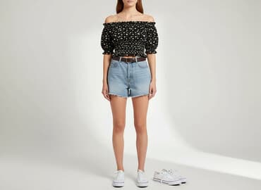 sinsay bluzka z odkrytymi ramionami: Sinsay, Bluzka damska, rozmiar S — 1