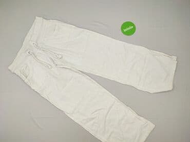 joggery lniane damskie: Moodo, Spodnie 3/4 damskie, rozmiar XL — 2