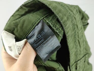 woskowane legginsy z wysokim stanem zara: H&M, Spodnie cargo damskie, rozmiar 2XS — 5
