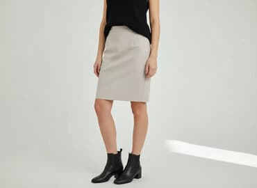 spódnice długie beżowa: Spódnica damska, rozmiar M — 5