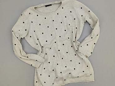 sweter w kropki: Basic, Sweter damski, rozmiar L — 1