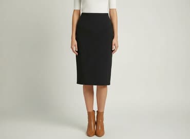 szara spódnice midi: Spódnica damska, rozmiar L — 1