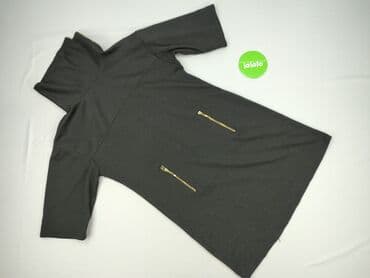 czarna sukienka dzianinowa z golfem: Sukienka damska, rozmiar M — 2