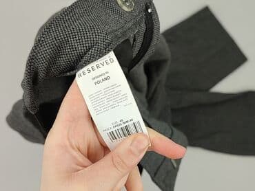 spodnie woskowane brązowe reserved: Reserved, Material trousers for women, size L (EU 40) — 5