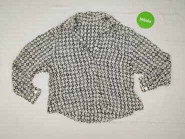 koszula damska w geometryczne wzory: Women's blouse, size L — 3