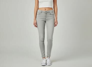 skinny dżinsy: Jeansy damskie, rozmiar S — 6