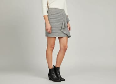 spódnice w kratę dopasowana: FB Sister, Spódnica damska, rozmiar M — 1