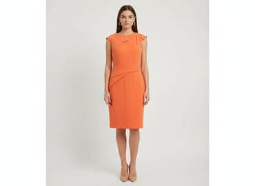 sukienki pomarańczowa na wesele: Sukienka damska, rozmiar L — 6
