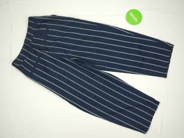 spodnie w paski pull and bear: PULL&BEAR, Material trousers for women, size S — 4