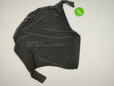 czarne bluzki ze srebrną nitką: Bluzka damska, rozmiar One size — 3