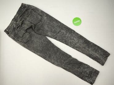 baggy grey jeans: Jeansy damskie, rozmiar M — 3