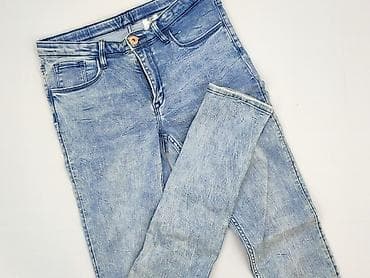 monty python koszulka: Spodnie jeansowe, H&M, 14 lat, 158/164, stan - Idealny — 1