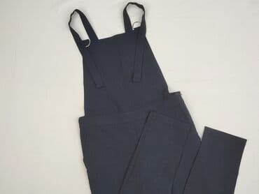 spodnie jeansowe damskie stradivarius: Stradivarius, Ogrodniczki damskie, rozmiar M — 1