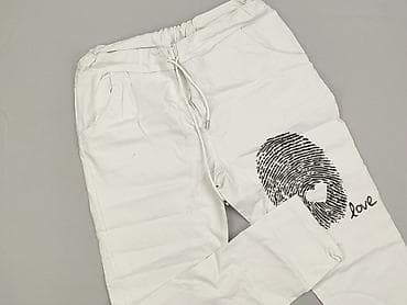 spodnie white widow: ITALY FASHION, Spodnie materiałowe damskie, rozmiar 4XL — 1