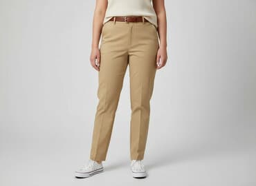 spodnie woskowane born2be: Spodnie materiałowe damskie, rozmiar 2XL — 1