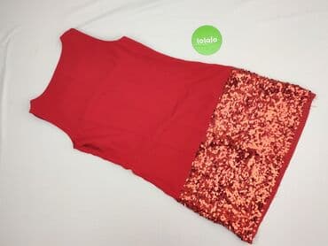 sukienki czerwone cekiny: Sukienka damska, rozmiar S — 6