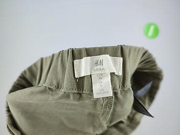 hm t shirt damski basic: H&M, Material trousers for women, size S — 4