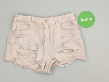 krótkie spodenki różowe: Denim Co, Szorty damskie, rozmiar M — 2